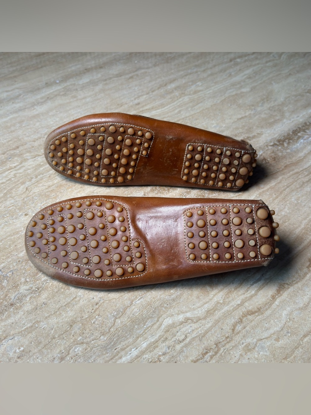 ANN MASHBURN - Brown Genuine Leather Driving Loafers - Picture 5 of 5